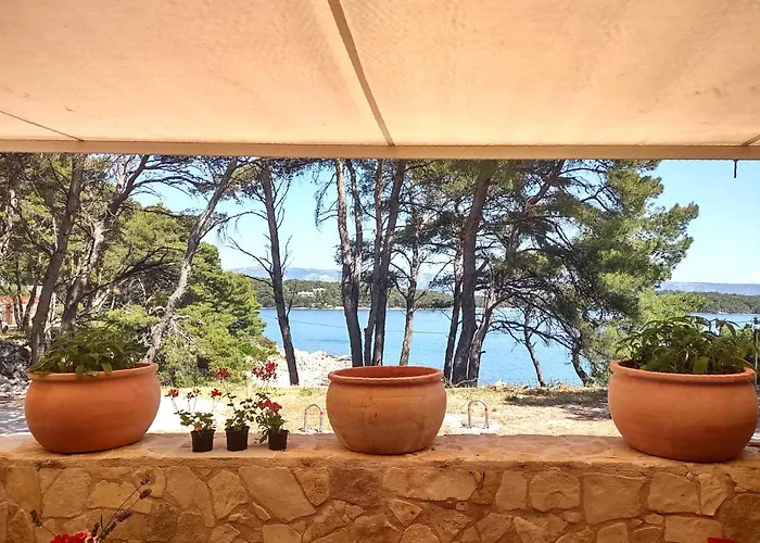 Stone Villa Ana&Nikola, Double Bedroom Front Sea